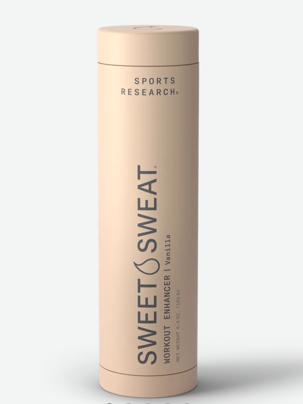 NIB Sports Research Sweet Sweat Workout Enhancer Vanilla 6.4 oz Gel Stick Gym